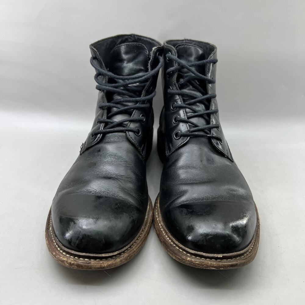 Wolverine 1000 Mile Chukka Boots Men Size 8.5 Black Leather Ankle Casual Shoes - Picture 2 of 10